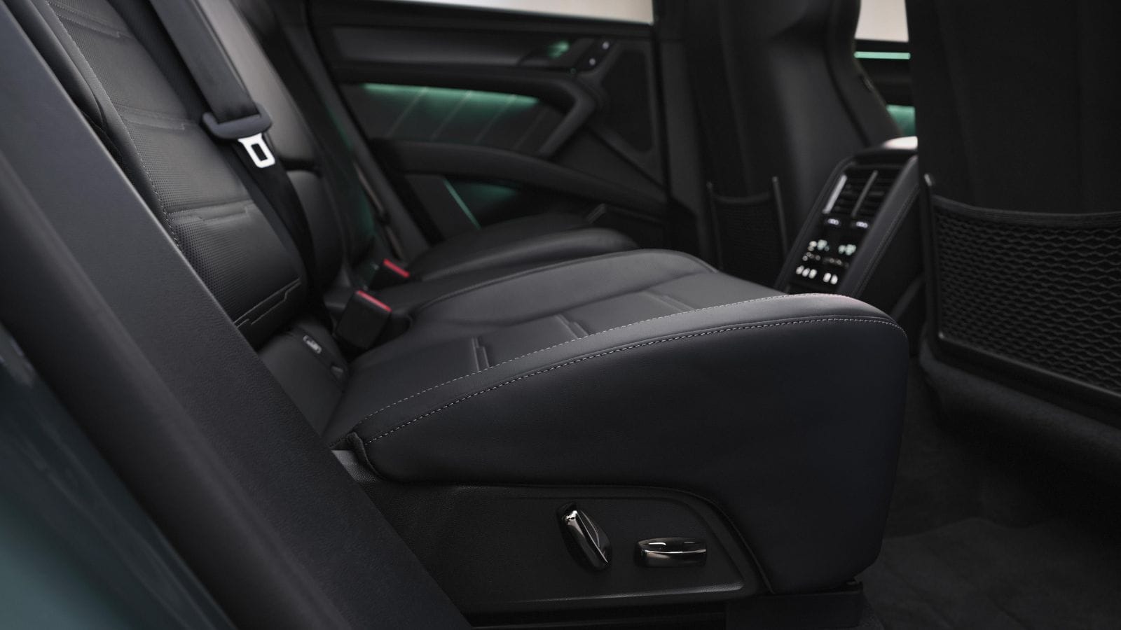 Porsche Cayenne Electric interior rear seats.