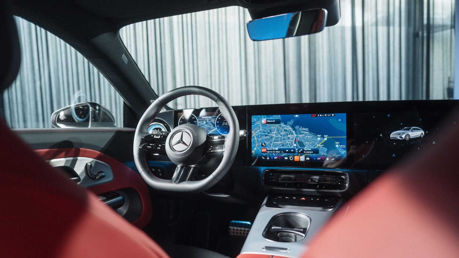 Mercedes Benz CLA infotainment