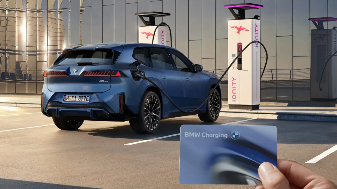 BMW iX3 50 xDrive charging.