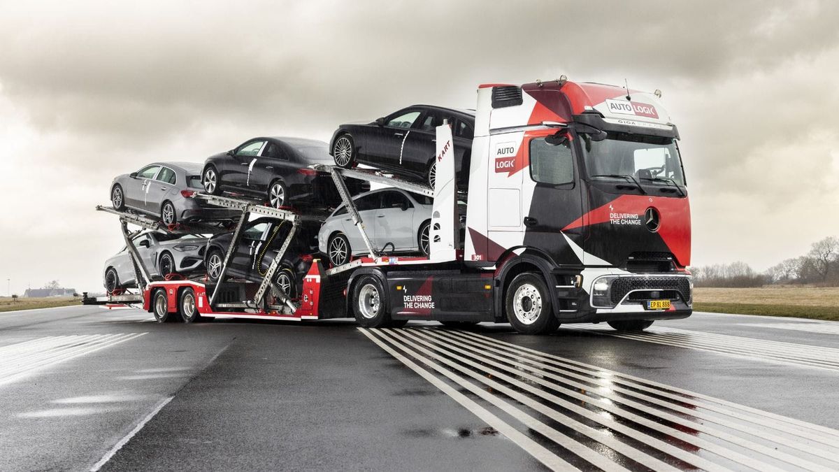 Denmark's largest car transporter goes electric on cross-border run