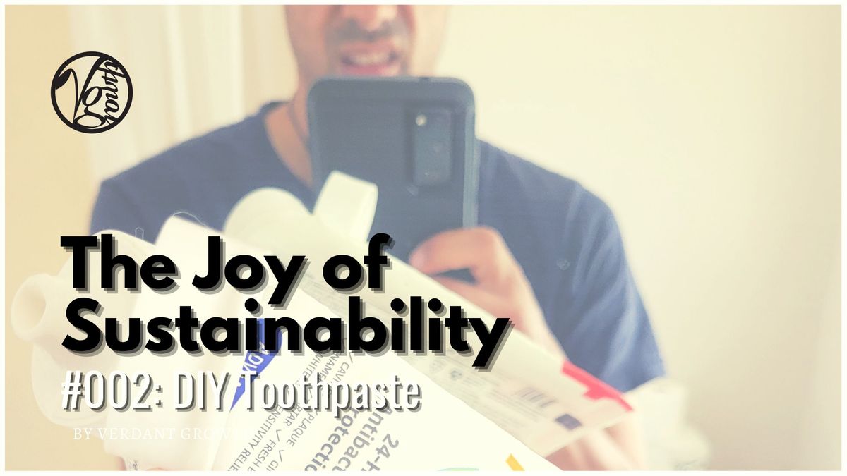 The Joy of Sustainability #002 - DIY Toothpaste