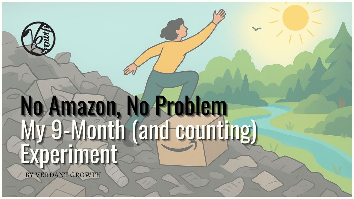 No Amazon, No Problem: My 9-Month (and counting) Experiment