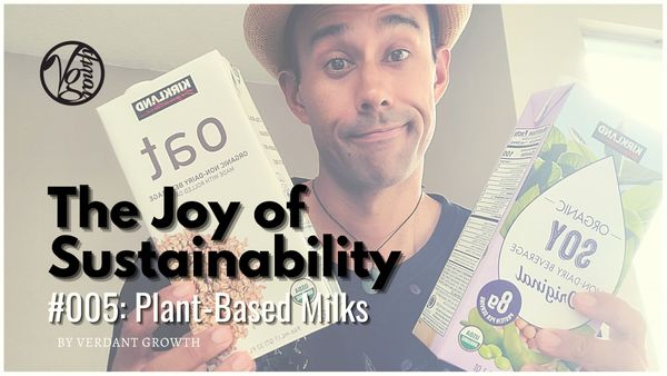 The Joy of Sustainability - Plant-Based Milks