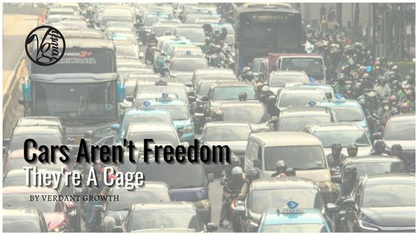 Cars aren’t freedom. They’re a cage.