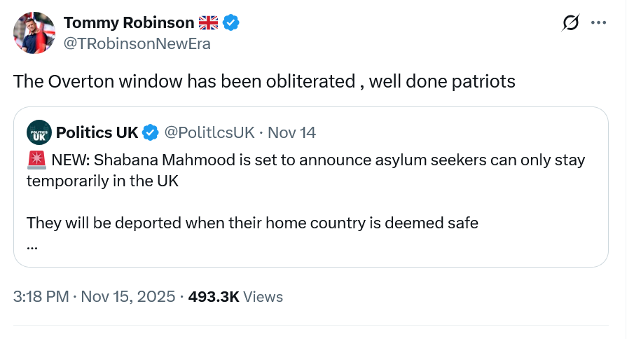 Far Right Celebrates Labour's Migration Proposal