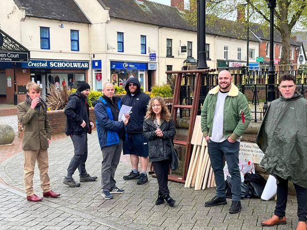 Neo-Nazi Homeland Party Fall Out With Cannock Anti-Migrant Protestors