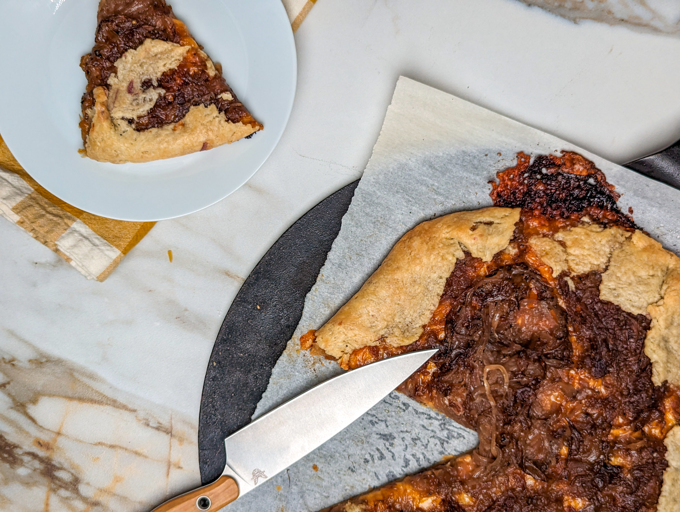 Rustic French Onion Galette: Savory & Delicious