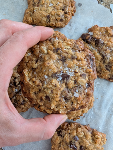 Best Ever Oatmeal Chocolate Chip Cookies