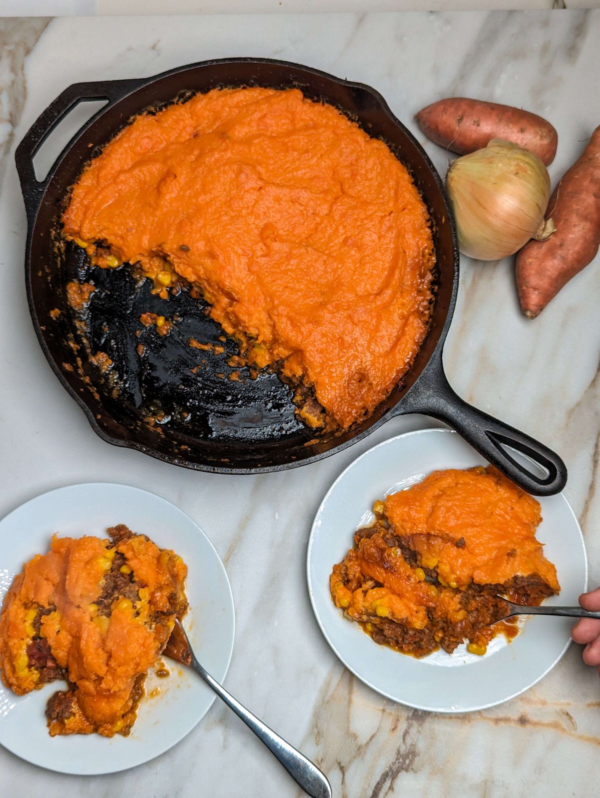A Family Favourite: Sweet Potato Shepherd's Pie (Pastel de Carne)