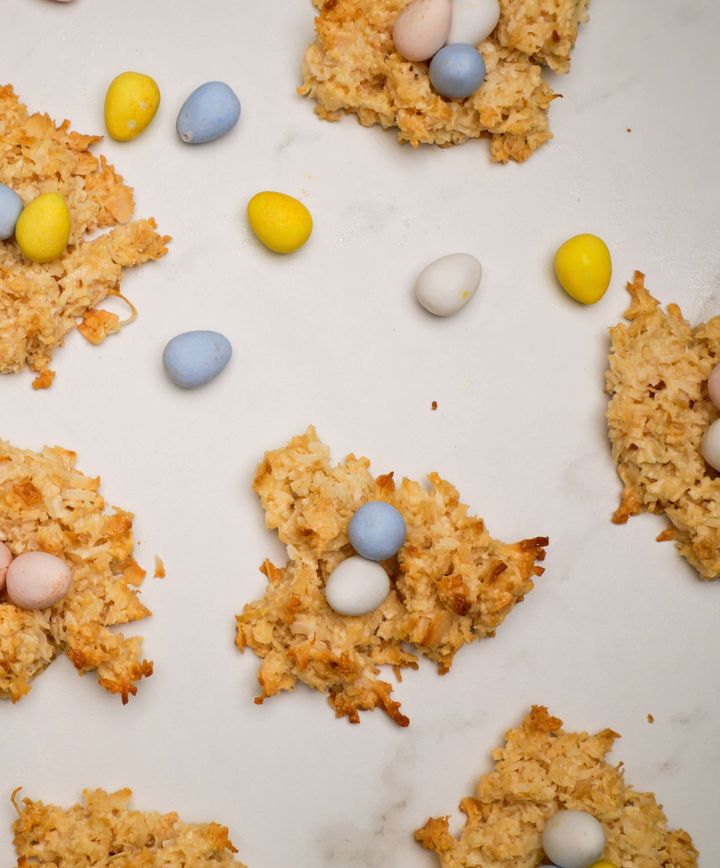 Coconut Macaroon Bird's Nests