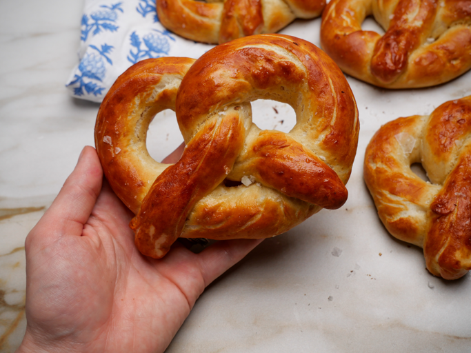 Soft Pretzel Up Close