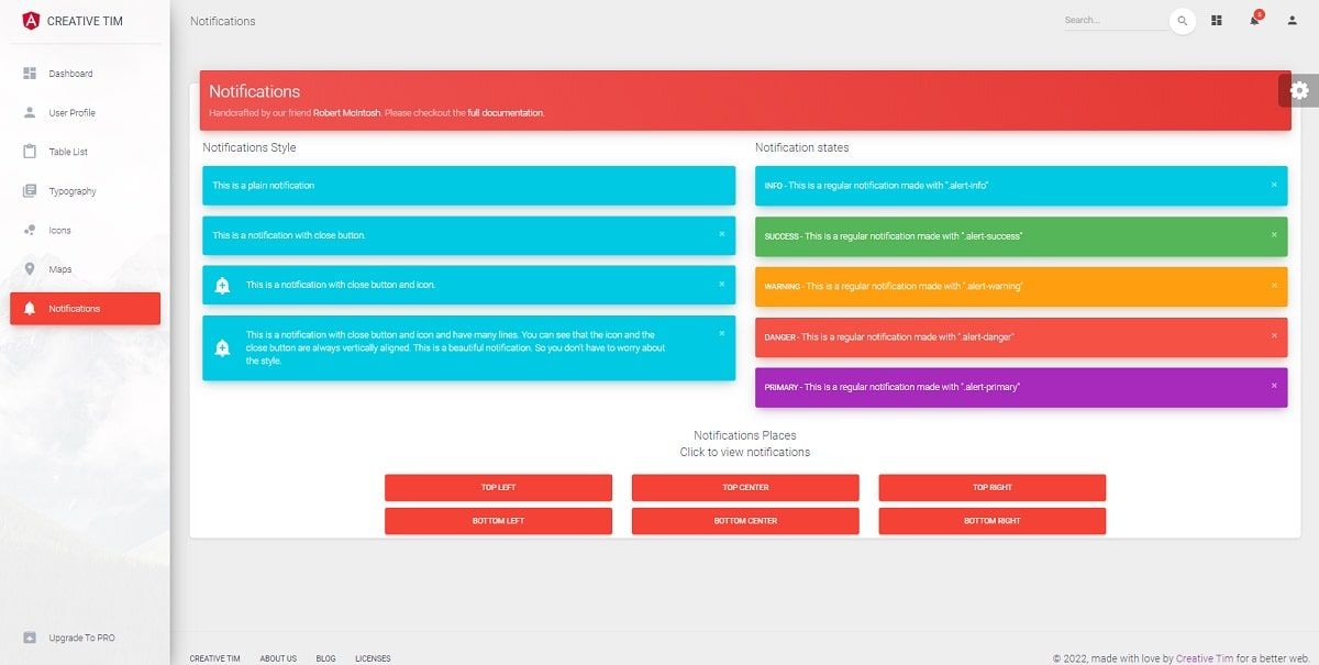 Angular 13 Template (Open-Source) - Material Dashboard