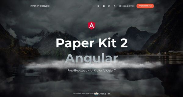 Paper Kit 2 Angular - Open-Source UI Kit