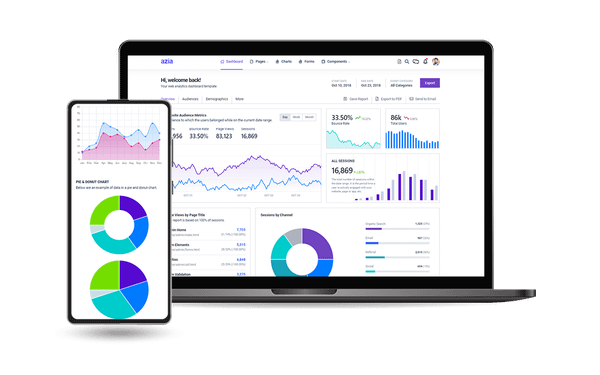 Azia Admin - Open-Source Bootstrap4 Template, crafted by BootstrapDash