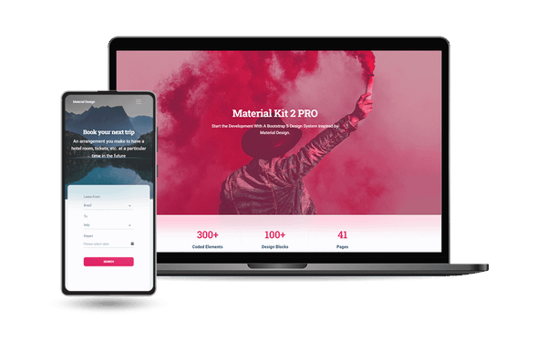 Django & Docker set up for Material Kit (premium starter).