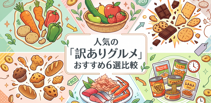 楽天市場で買える！人気の「訳ありグルメ」おすすめ6選比較