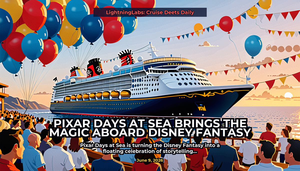 Pixar Days at Sea Brings the Magic Aboard Disney Fantasy