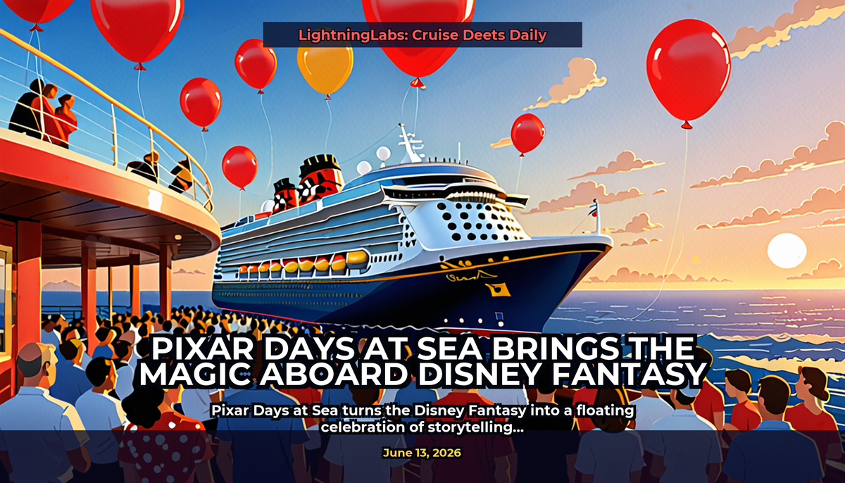 Pixar Days at Sea Brings the Magic Aboard Disney Fantasy