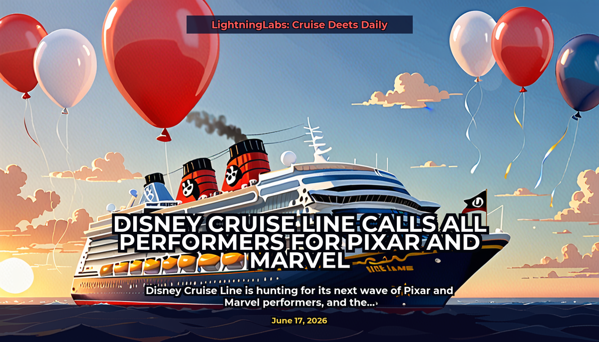 Disney Cruise Line Calls All Performers for Pixar and Marvel