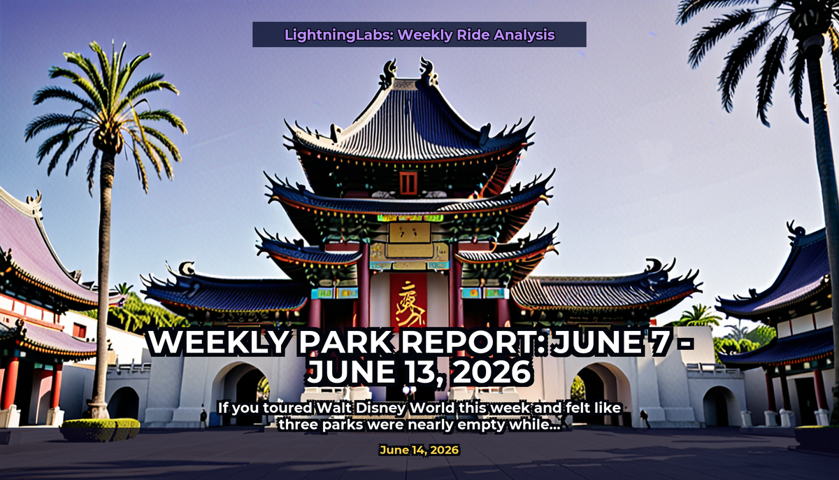 Weekly Park Report: June 7 - June 13, 2026