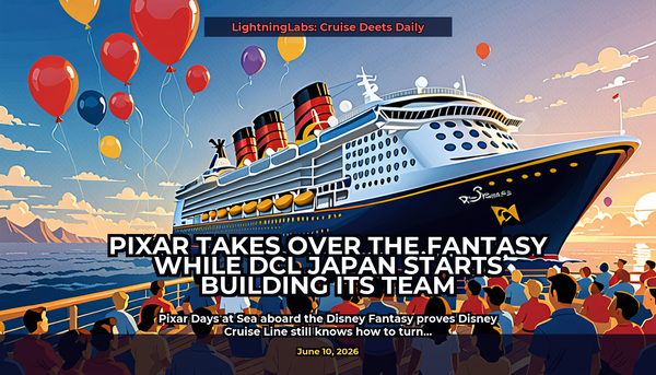 Pixar Takes Over the Fantasy While DCL Japan Starts Building Its Team