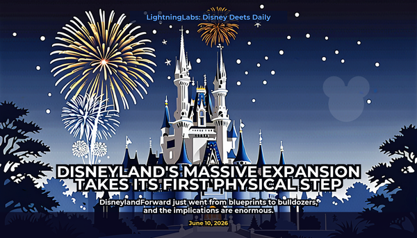 Disneyland's Massive Expansion Takes Its First Physical Step