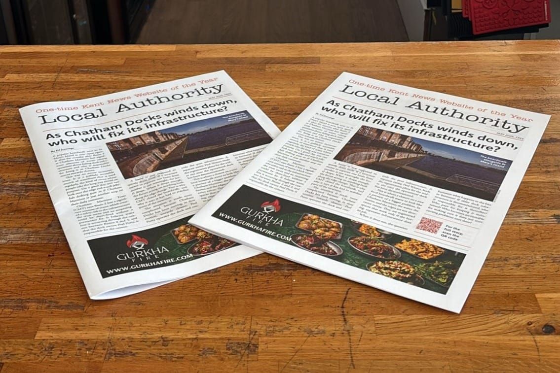 Independent Medway journalism, now available in print