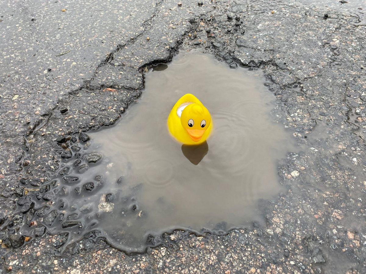 Pothole luck