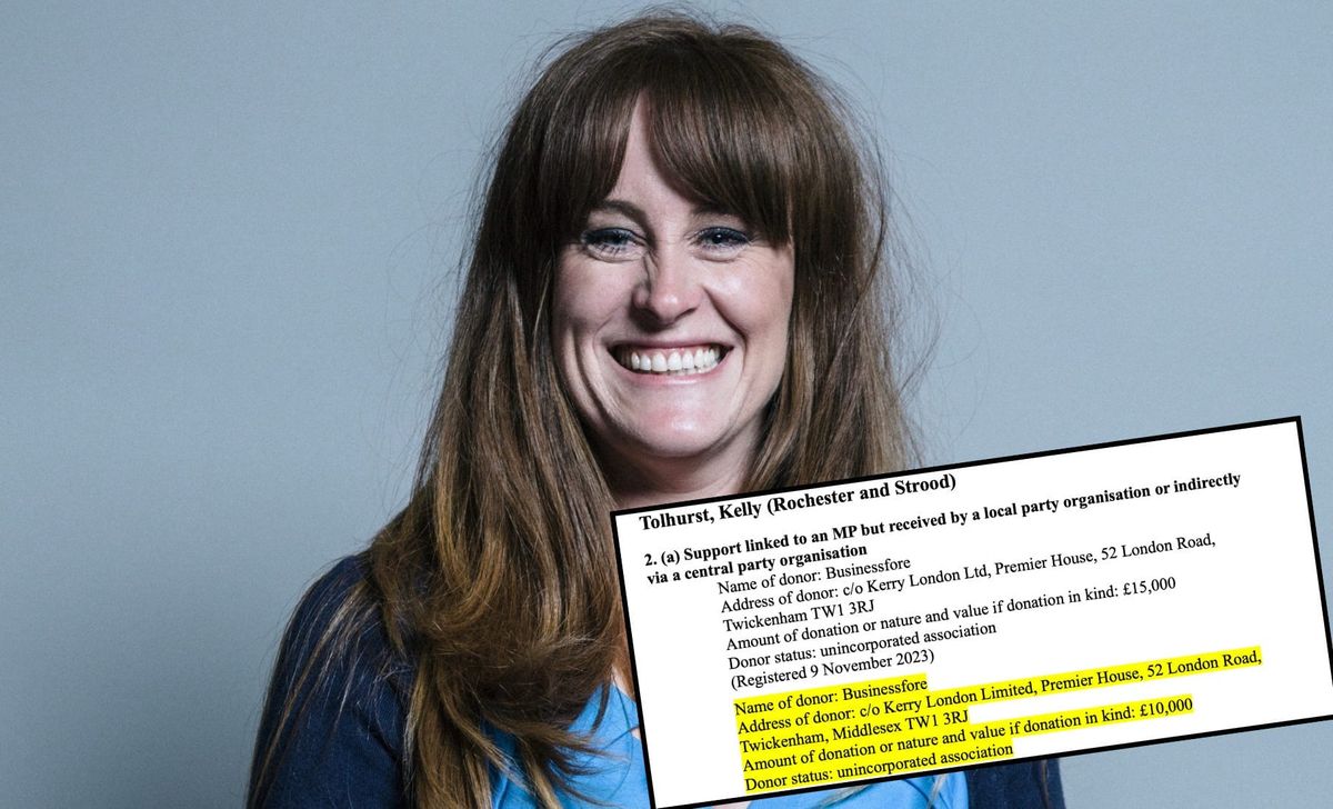 Opaque organisation gives Kelly Tolhurst another £10,000