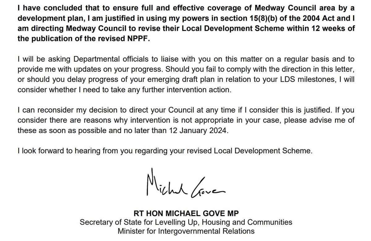 Michael Gove comes for Medway