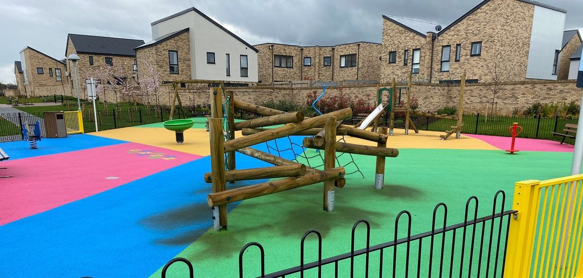 Developers block children from using play areas