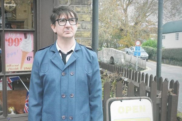 “It's because I've got a bag on my head”