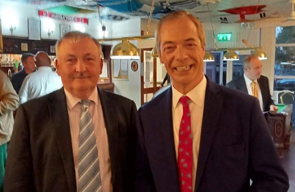Nigel Farage came back to Medway and no one threw a milkshake at him this time
