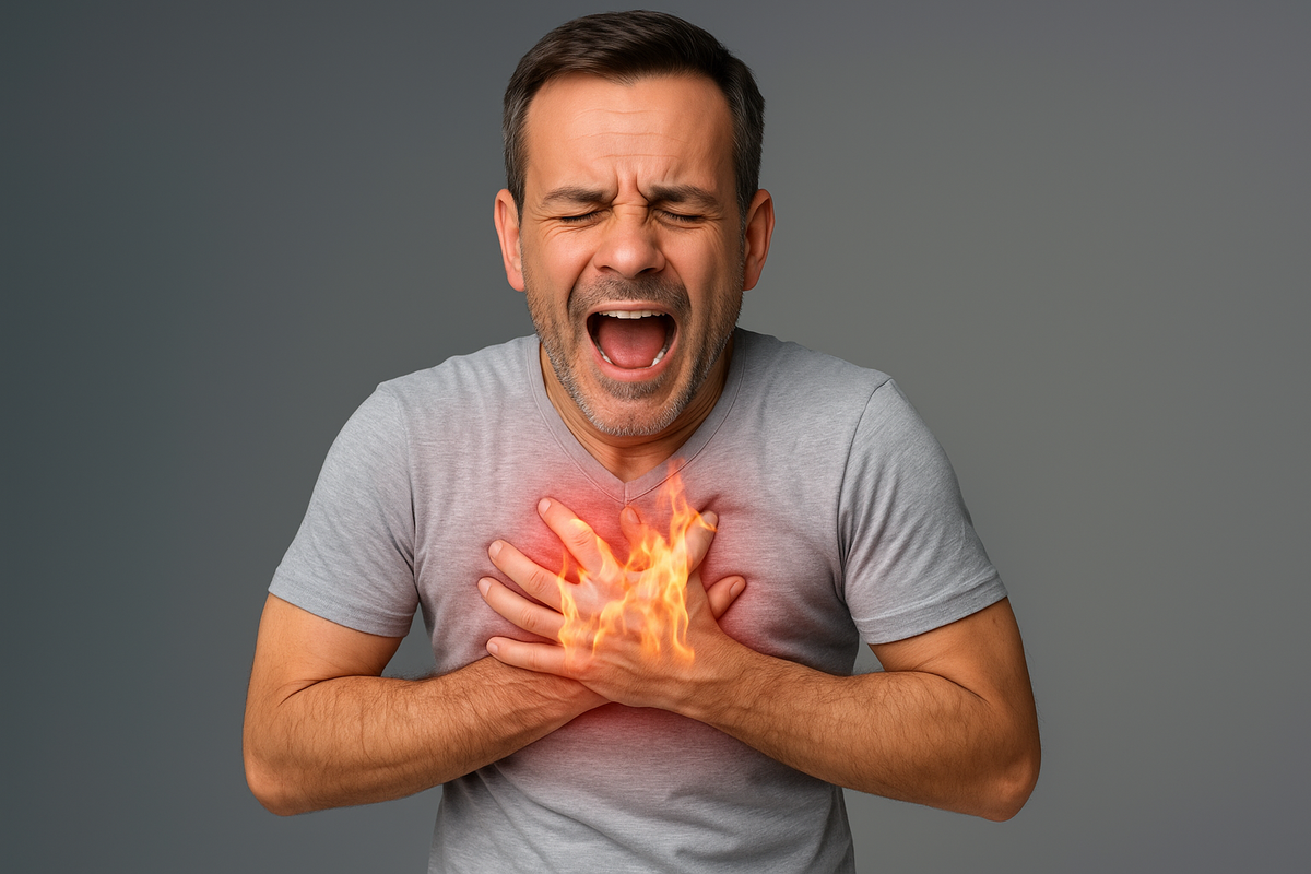 Heartburn because of curry