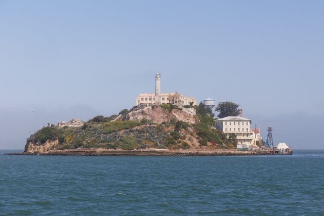 Alcatraz Island in San Francisco Bay
