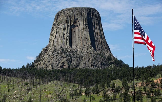 Devils Tower in Wyoming