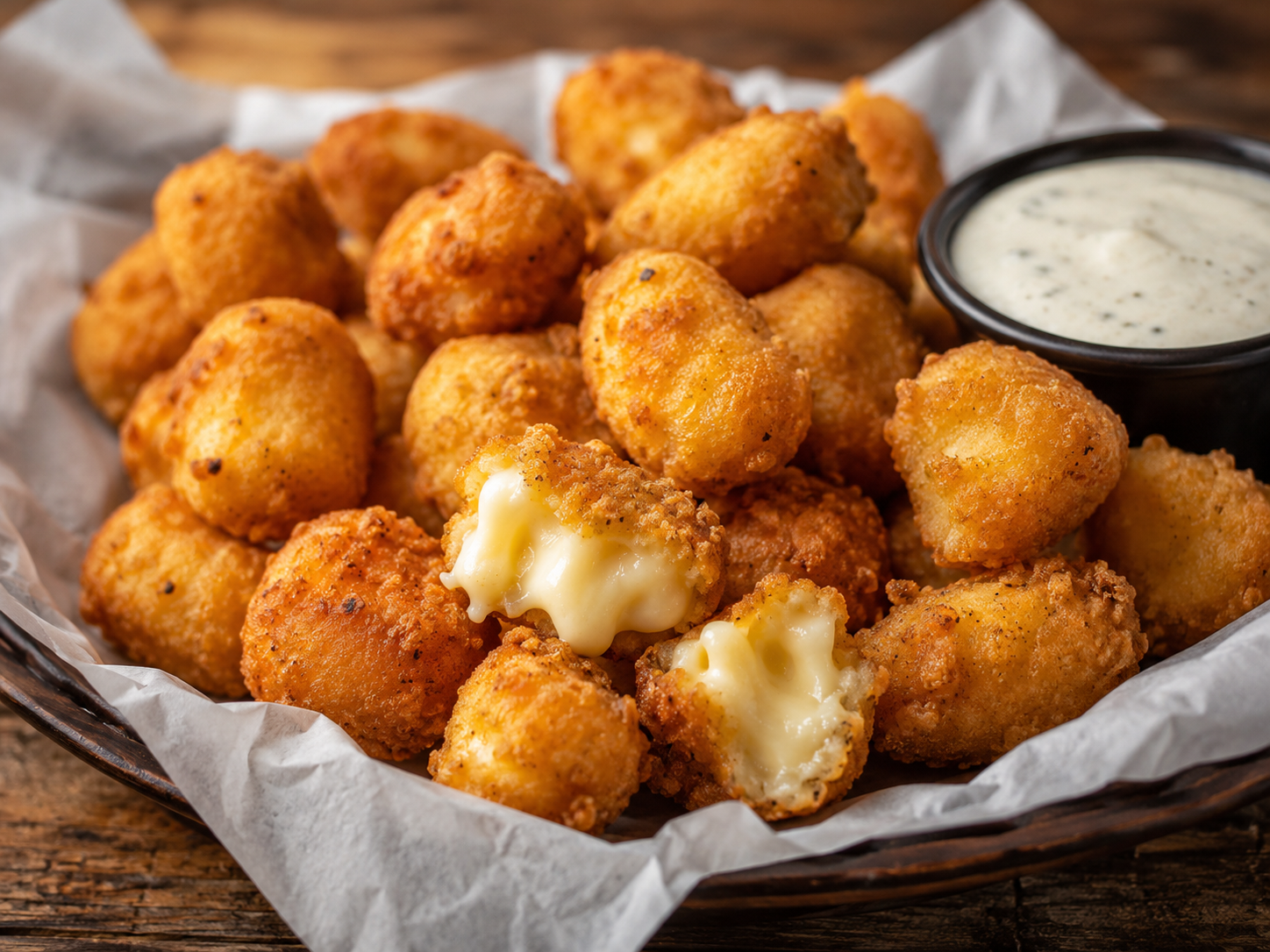 Fried cheese curds
