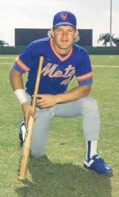 Lenny Dykstra with the New York Mets