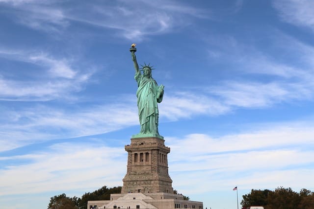 Statue of Liberty in New York Harbor