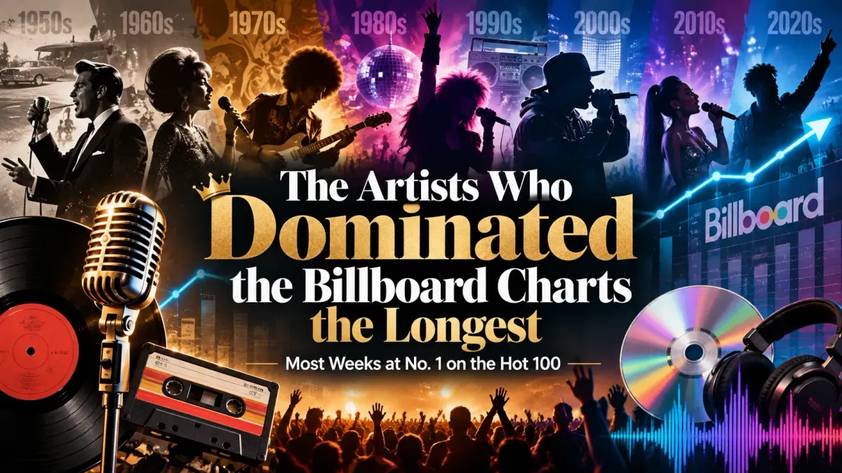 The Artists Who Dominated the Billboard Charts the Longest