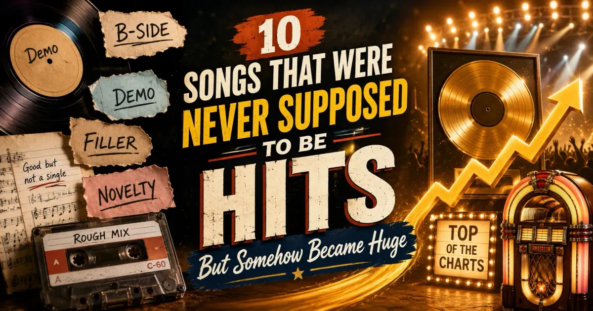10 Songs That Were Never Supposed to Be Hits — But Became Huge Anyway