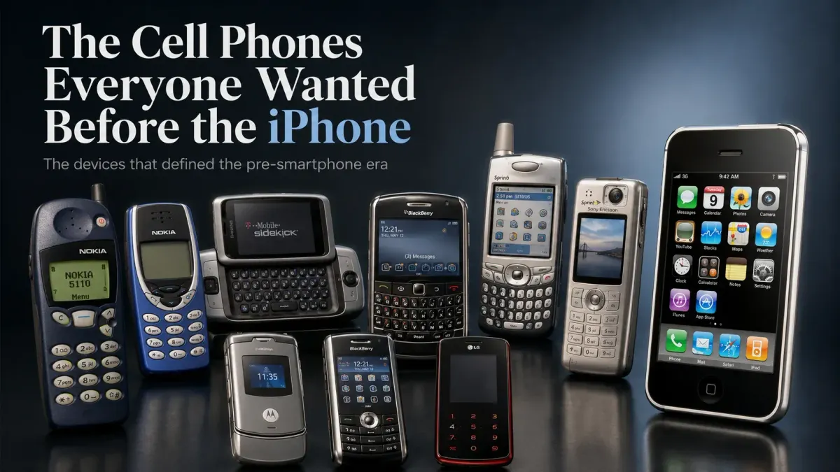 The Cell Phones Everyone Wanted Before the iPhone