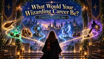 Harry Potter wizarding career personality quiz featuring magical career paths