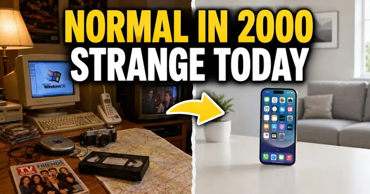 Things That Were Completely Normal in 2000 but Feel Strange Today