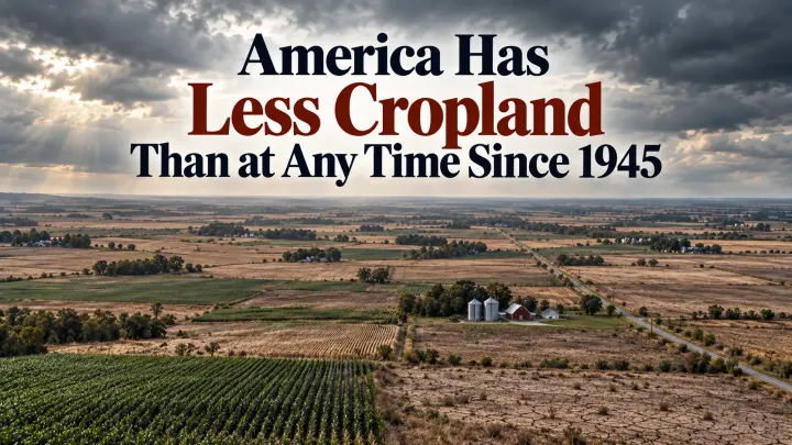 America Has Less Cropland Than at Any Time Since 1945