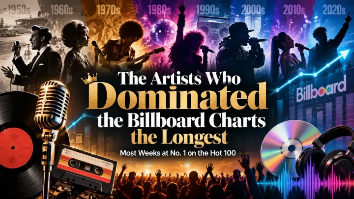 The Artists Who Dominated the Billboard Charts the Longest