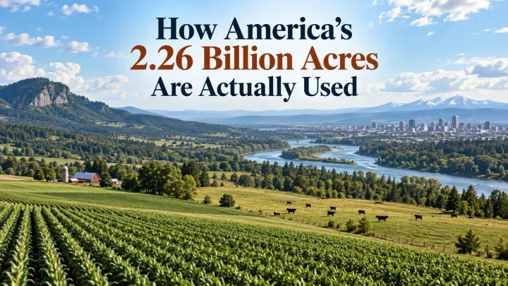 How America’s 2.26 Billion Acres Are Actually Used