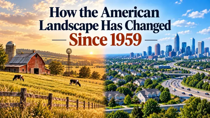 How the American Landscape Has Changed Since 1959