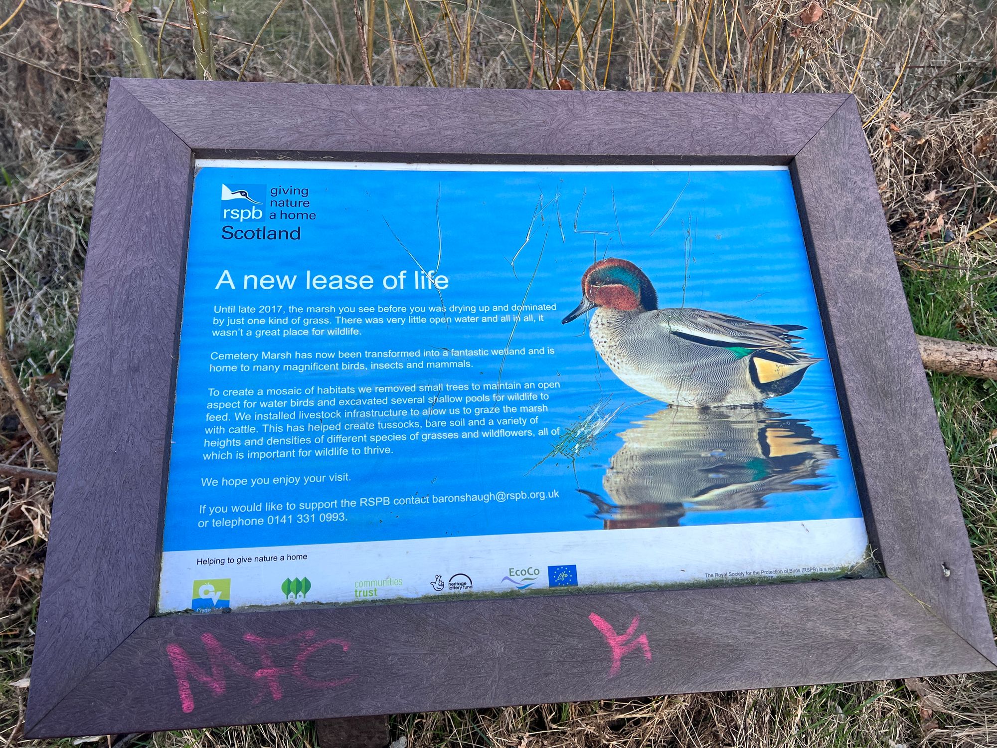 We walked past several information plaques and wildlife hides making a great lunch spot if it was raining