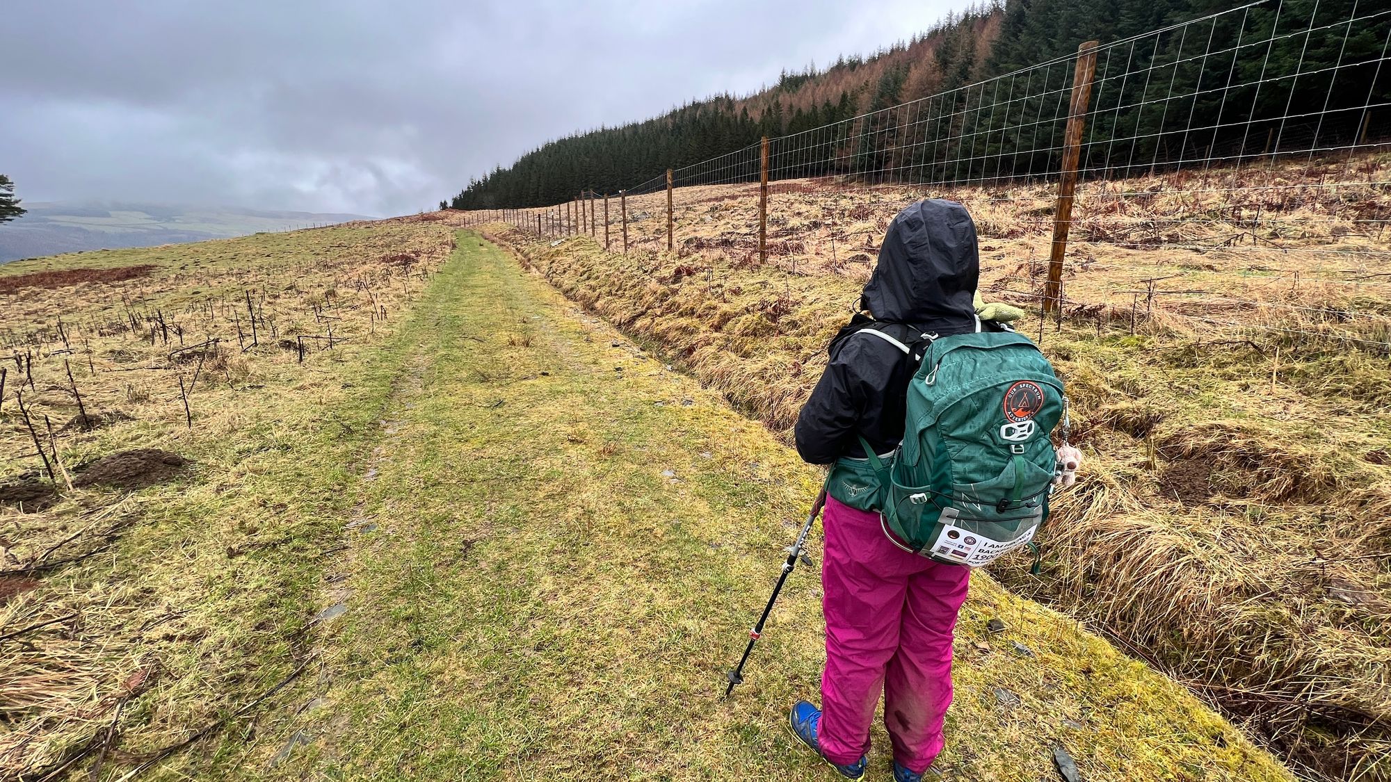 Hoods up as the rain starts to roll in